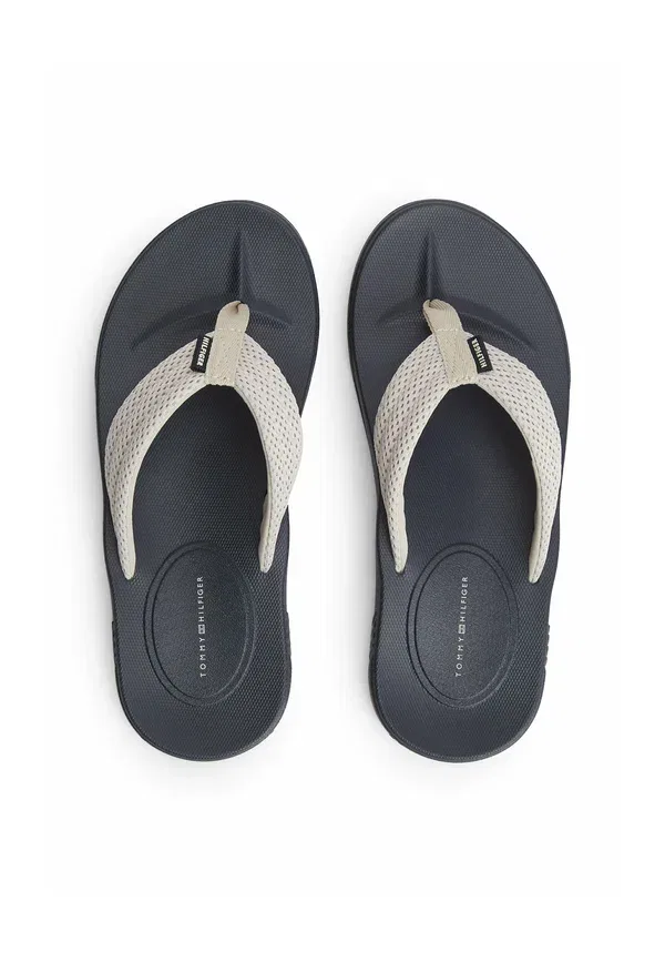 Сандалии Tommy Hilfiger Molded padded hilfiger b sandal t bar sandals, классический камень — фото 3