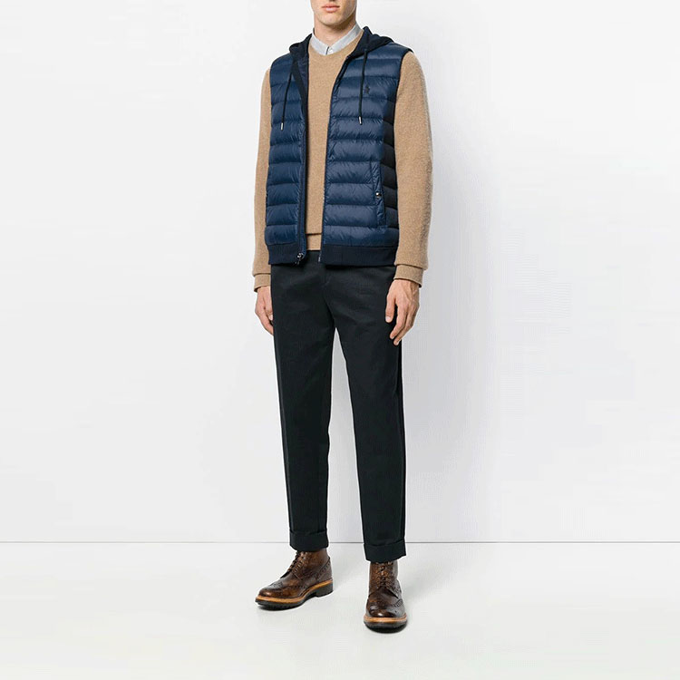 Polo Ralph Lauren Жилет мужской синий с несъемным капюшоном Moderate Others — фото 4