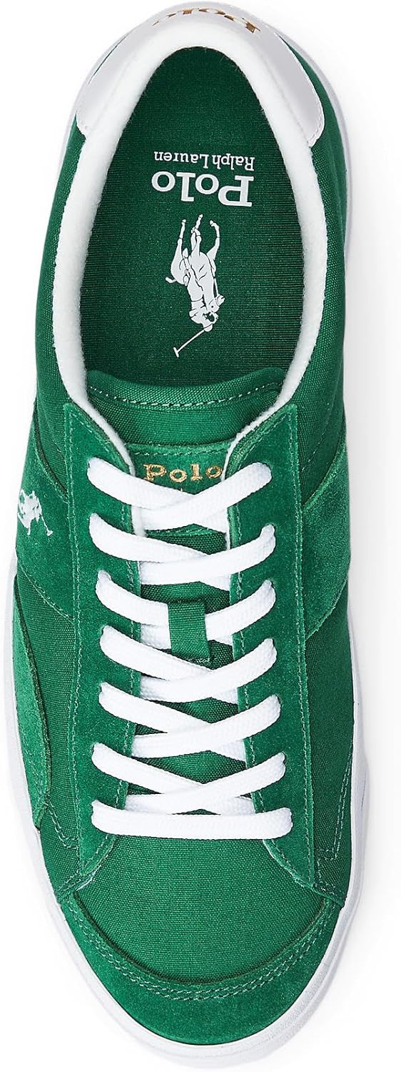 POLO RALPH LAUREN Мужские кроссовки Sayer Sport, Green/White — фото 4