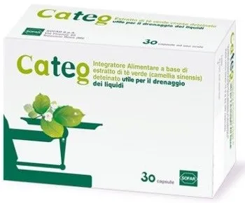 

Экстракт зеленого чая Categ, 30 капсул, дренажная добавка