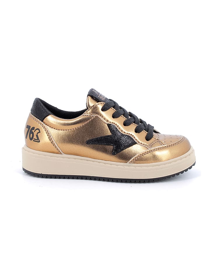 

Кроссовки на шнуровке Primigi Leder-Sneakers, золотой