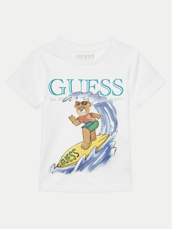 

Футболка обычного кроя N5GI04 K8HM4 Guess, белый