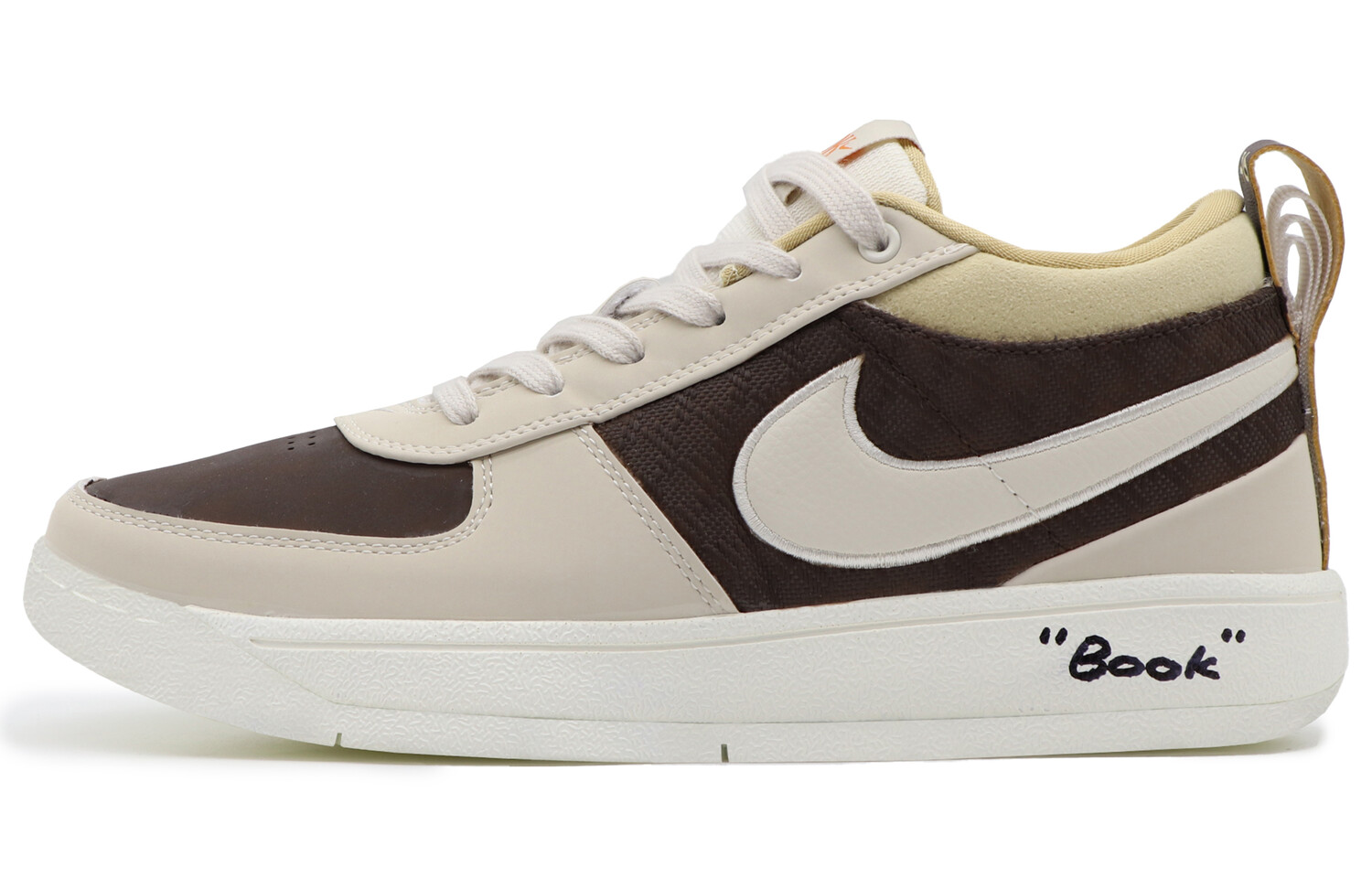 

Баскетбольные кроссовки Book 1 Basketball Shoes Men Low-top White/Brown Nike