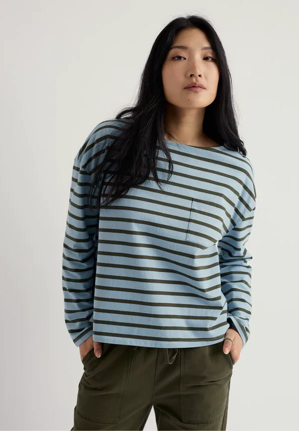 

Пляжная лодочная футболка с длинными рукавами Seasalt Cornwall, Blue - Breton Blue Fog Alpine, Синий, Пляжная лодочная футболка с длинными рукавами Seasalt Cornwall, Blue - Breton Blue Fog Alpine