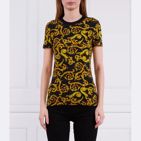 

Облегающая футболка Versace, черный