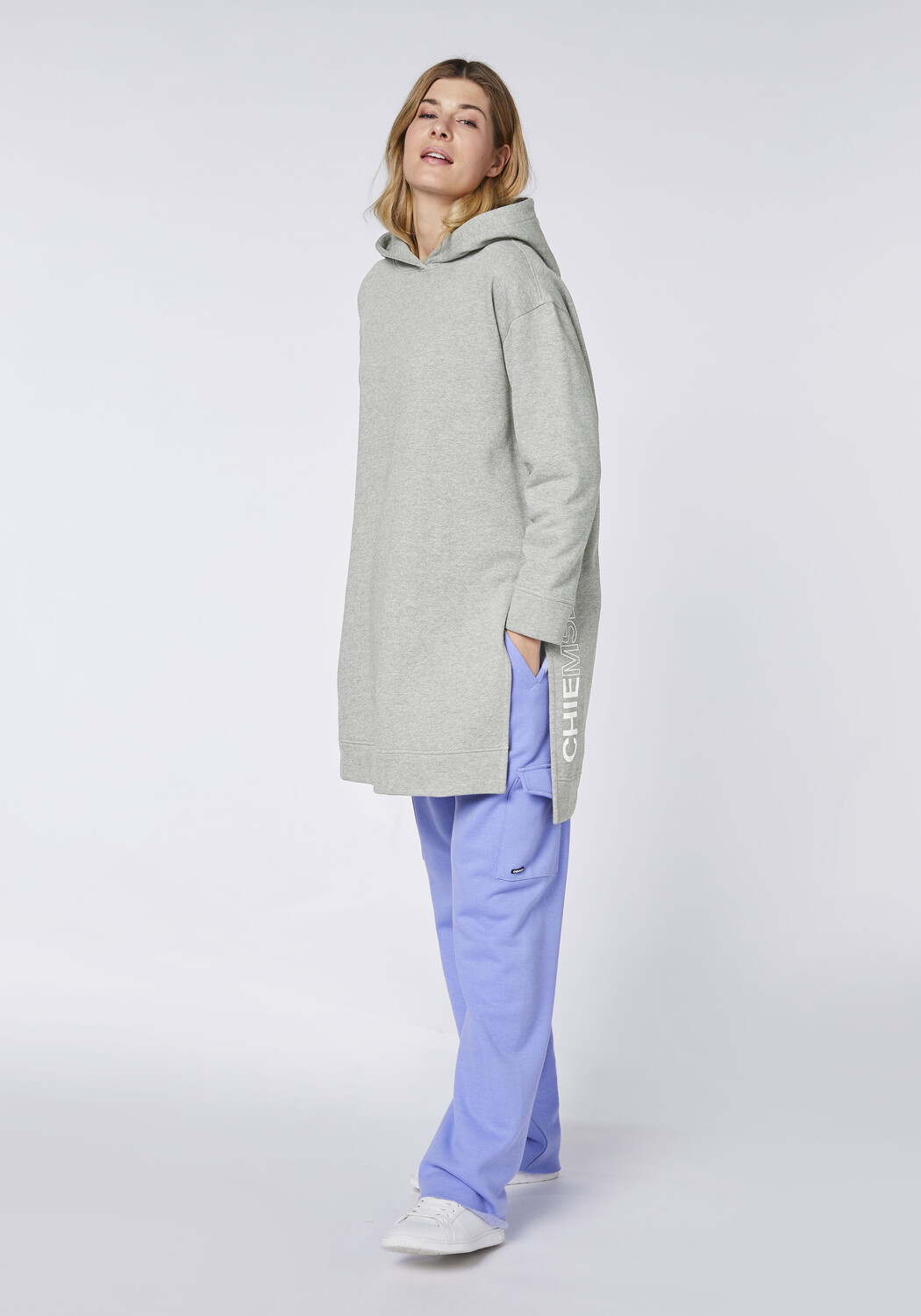 

Толстовка Chiemsee Long Hoodie, серый