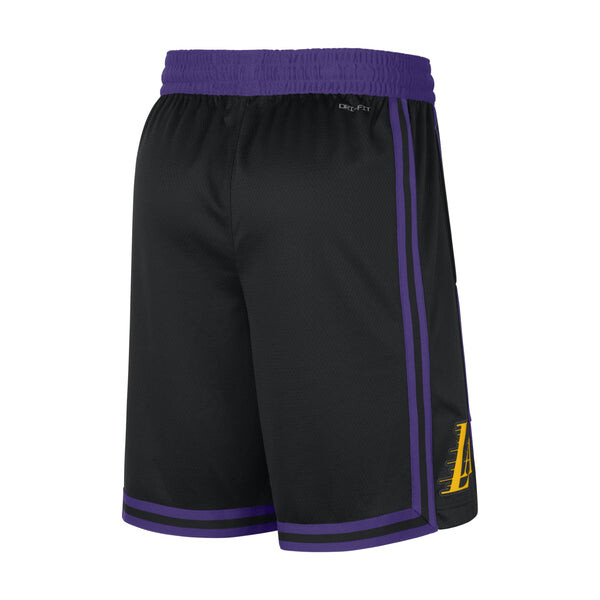 Шорты dri fit nba los angeles lakers swingman city edition шорты Nike, черный — фото 2