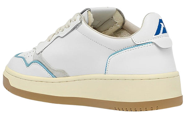 Кроссовки open low leather 'white azure' Autry, белый — фото 4
