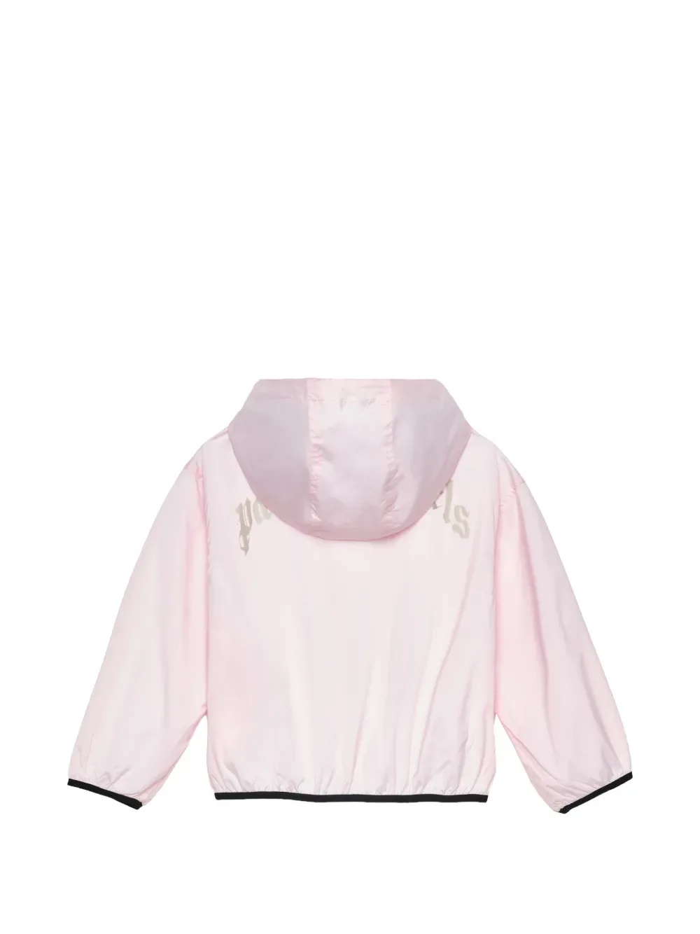 Куртка с капюшоном и логотипом Palm Angels Kids, розовый — фото 2