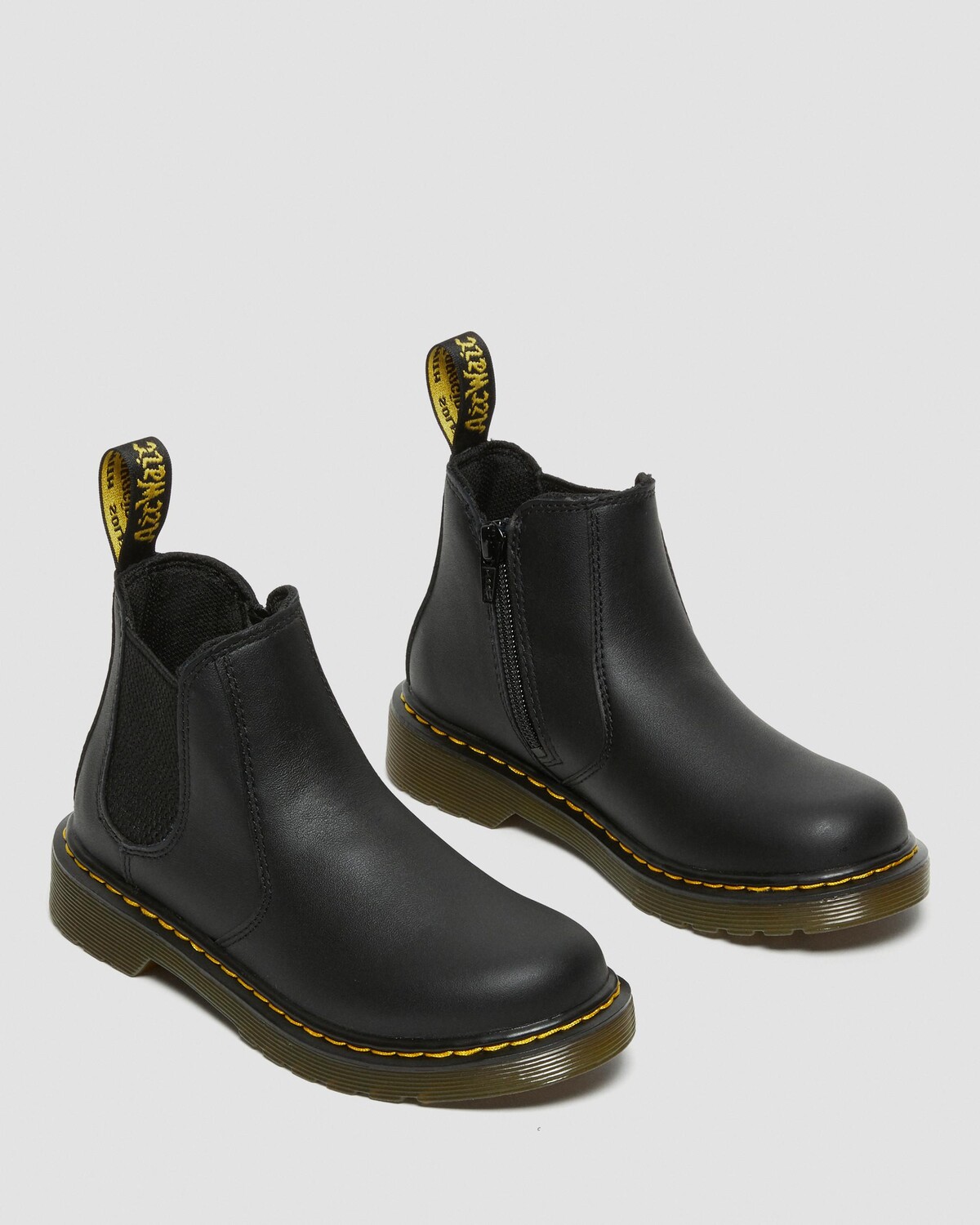 Ботинки челси Dr. Martens Junior 2976 Softy T, кожаные, черные
