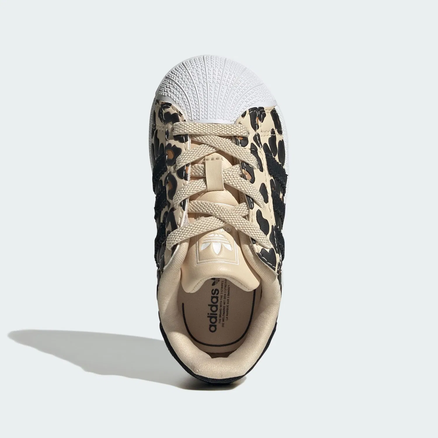 Кроссовки Adidas Originals SUPERSTAR II бежевого цвета — фото 3