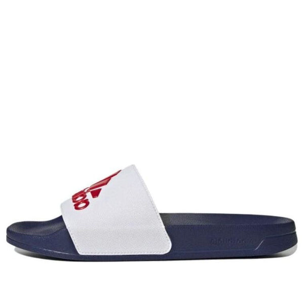 

Тапочки adilette душевая горка Adidas, белый
