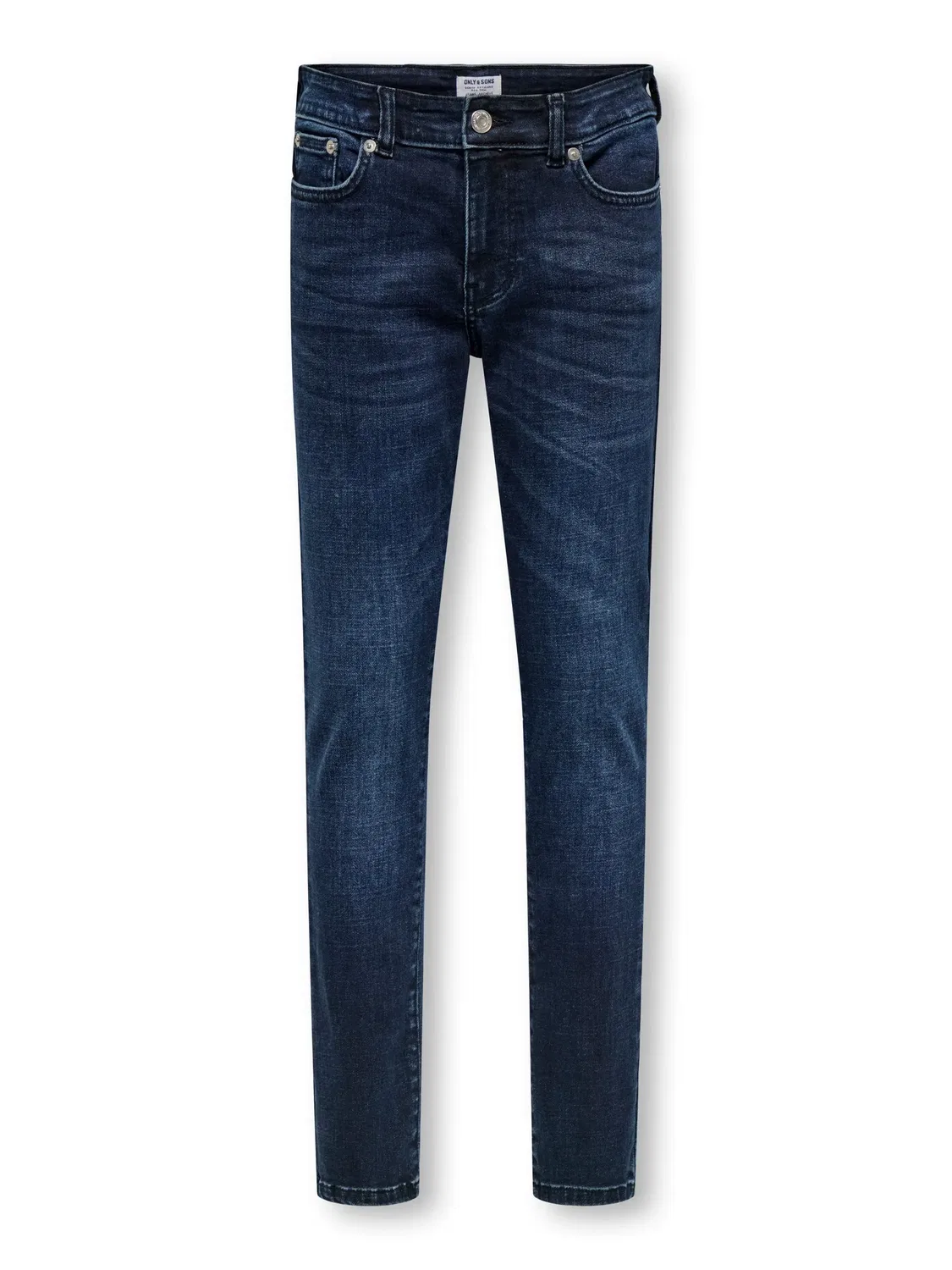 Джинсы slim fit, Blue Black Denim, ONLY & SONS Junior, blue black denim
