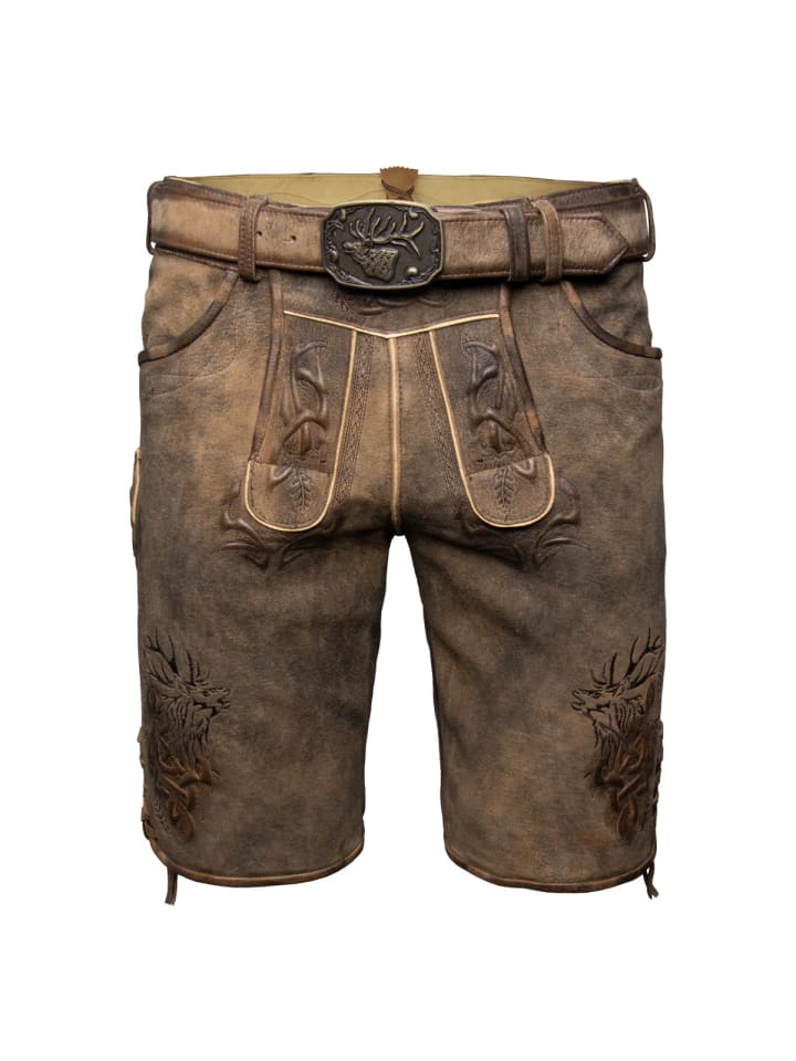 

Кожаные брюки Марка коричневого цвета Spieth & Wensky