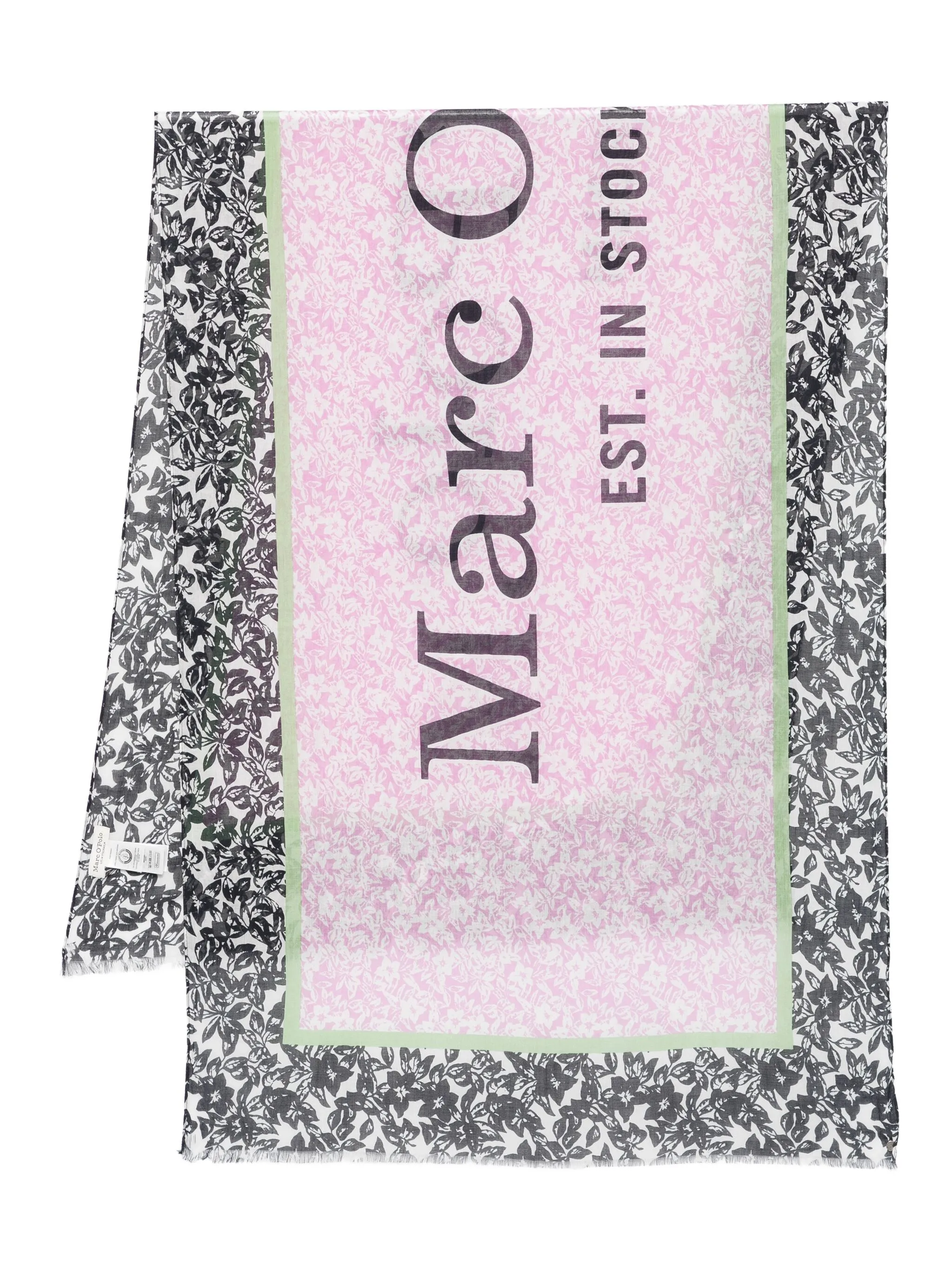 

Шарф с цветочным принтом Marc O'Polo, розовый