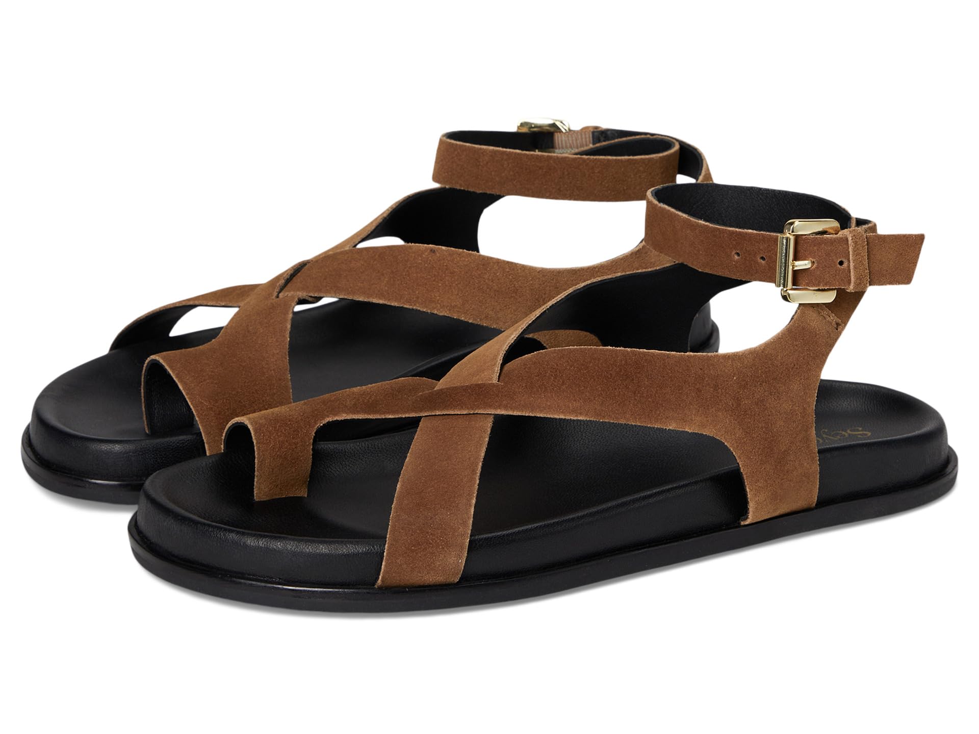 Сандалии Seychelles Fritz Suede Sandal, желто-коричневый