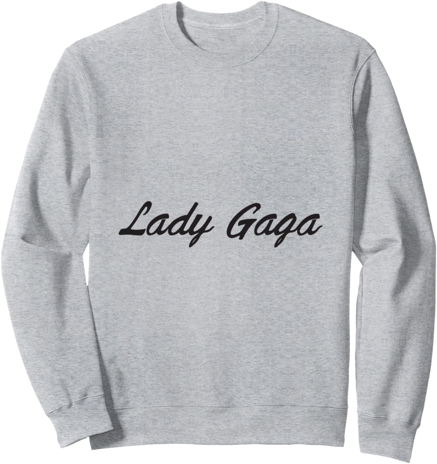

Официальная толстовка Lady Gaga с надписью Script, серая, Серый, Официальная толстовка Lady Gaga с надписью Script, серая