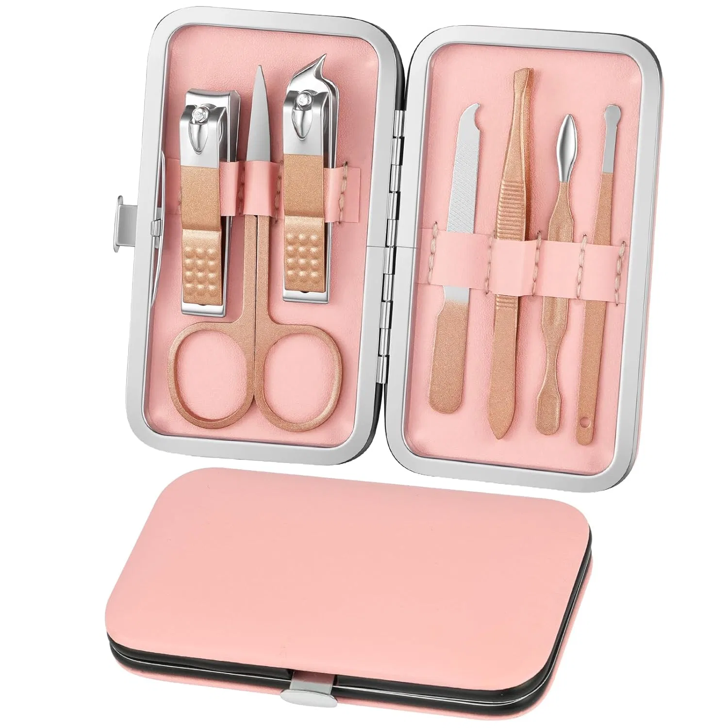 Набор для маникюра и педикюра 7 в 1 ‎Aliip, 7Pc-Rosa