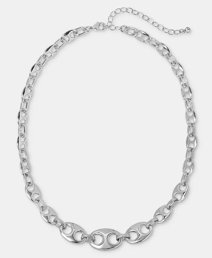 

Ожерелье-воротник Link Collar, 16 дюймов + удлинитель 3 дюйма On 34th, серый