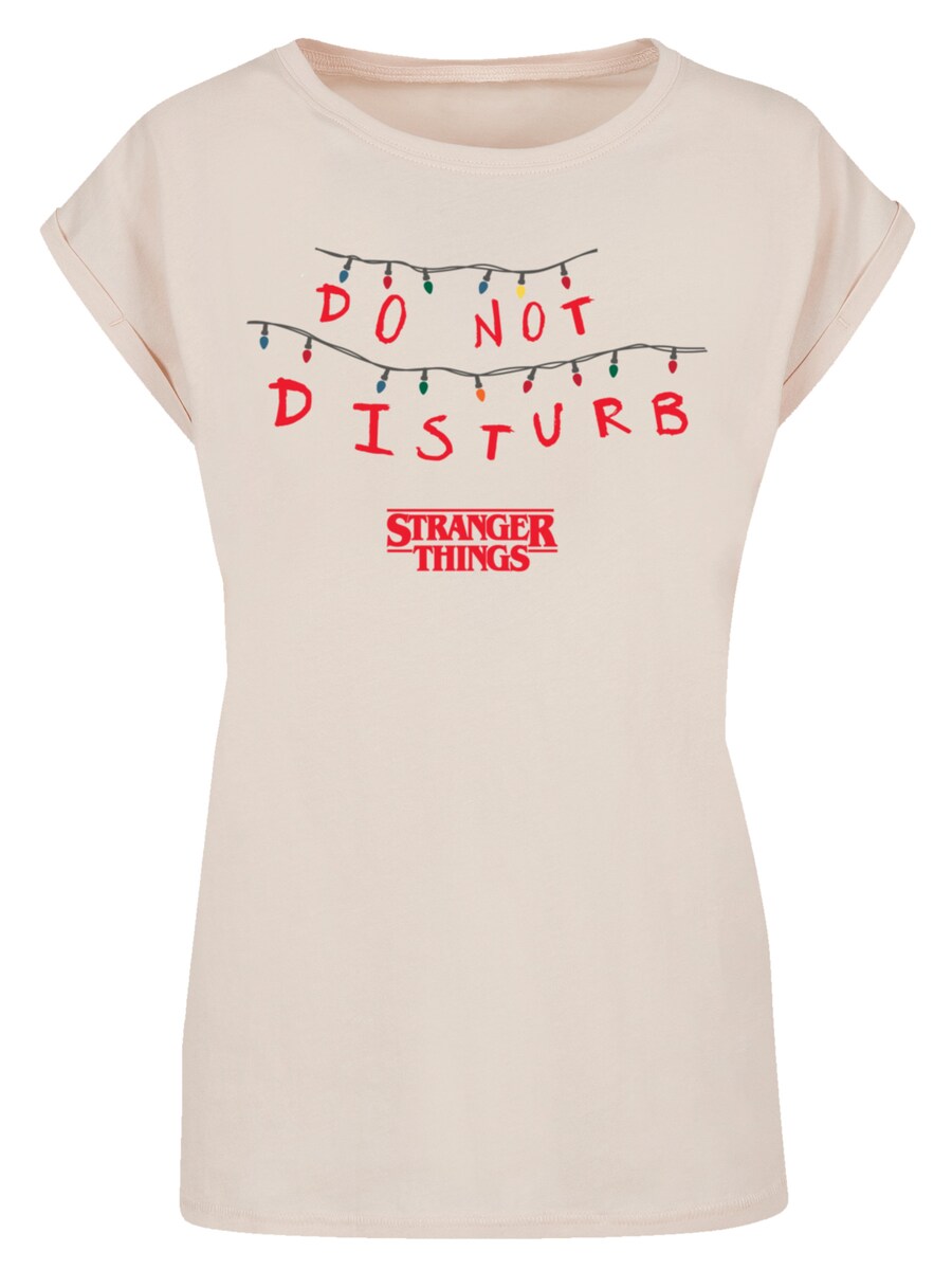 

Рубашка F4NT4STIC Stranger Things Do Not Disturb Netflix TV Series, песочный