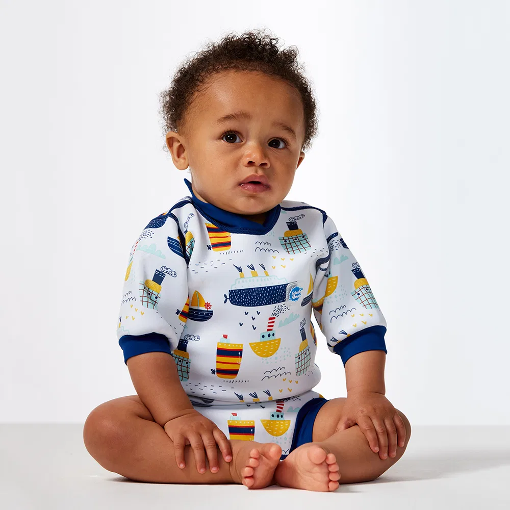 Детский гидрокостюм Happy Nappy Tugboats от Splash About