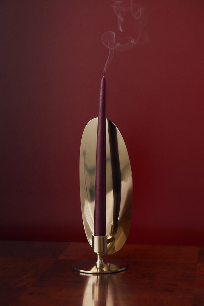 

Металлический подсвечник H&M, золотой