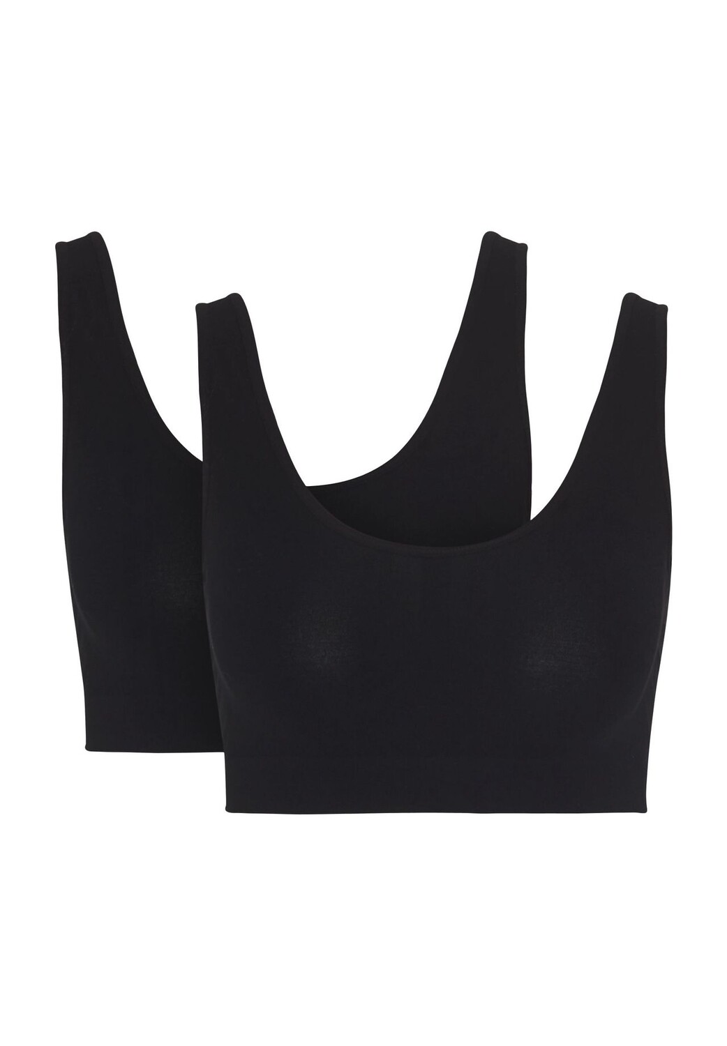 

Бюстье, 2 пары, широкая под грудью, для женщин Manguun, черный