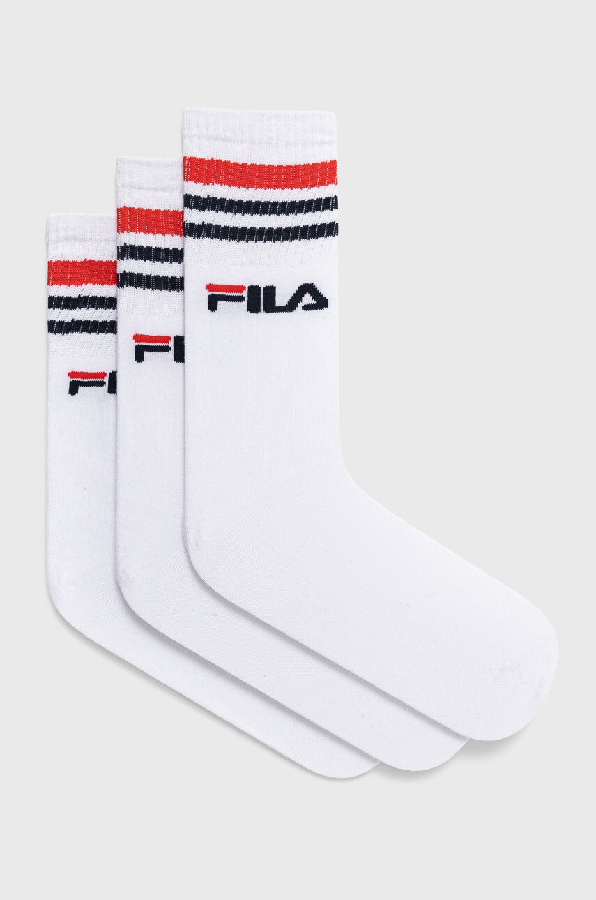 

Носки (3 шт. в упаковке) Fila, белый