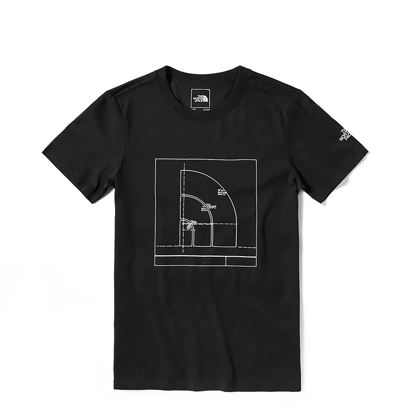 

Футболка мужская черная The North Face, черный