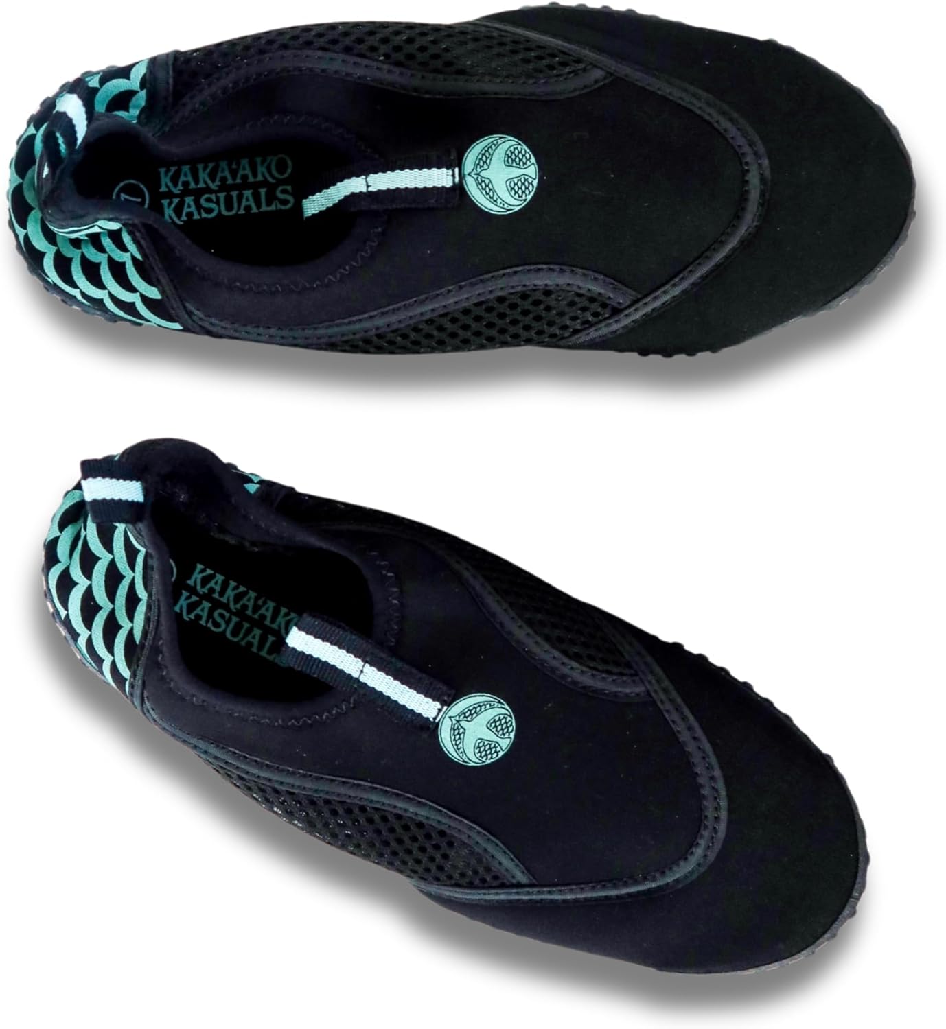 

Женские и мужские водные тапочки быстросохнущие с сетчатым верхом и резиновой подошвой Kaka'Ako Kasuals, шалфейный