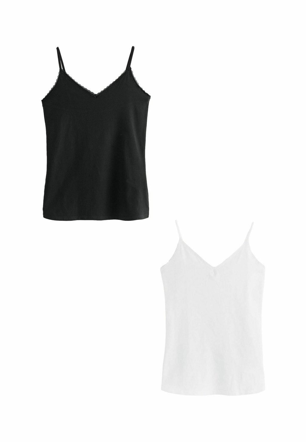 

Топ REGULAR FIT -TRIM STRAPPY 2 PACK Next, черный