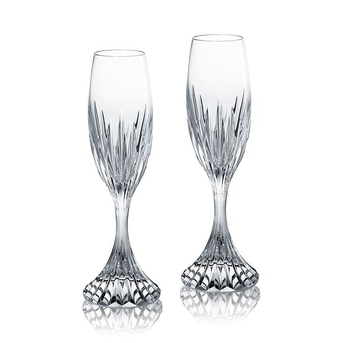 

Фужеры Massena Champagne Flute, Set of 2 Baccarat, белый