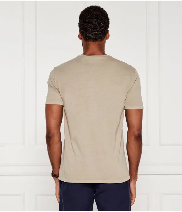 Футболка Slim fit Polo Ralph Lauren, зеленый — фото 4