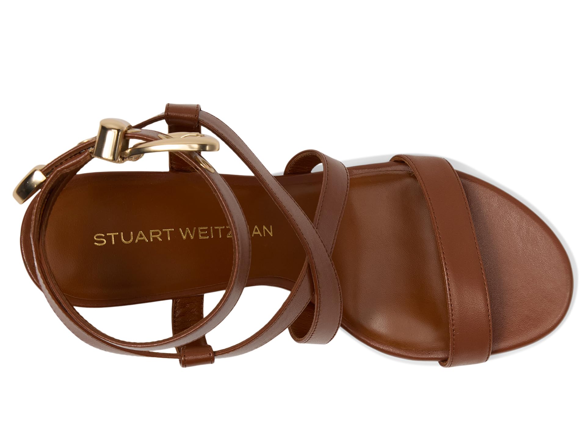 Туфли Stuart Weitzman Maven Block 85, Luxe Saddle — фото 2