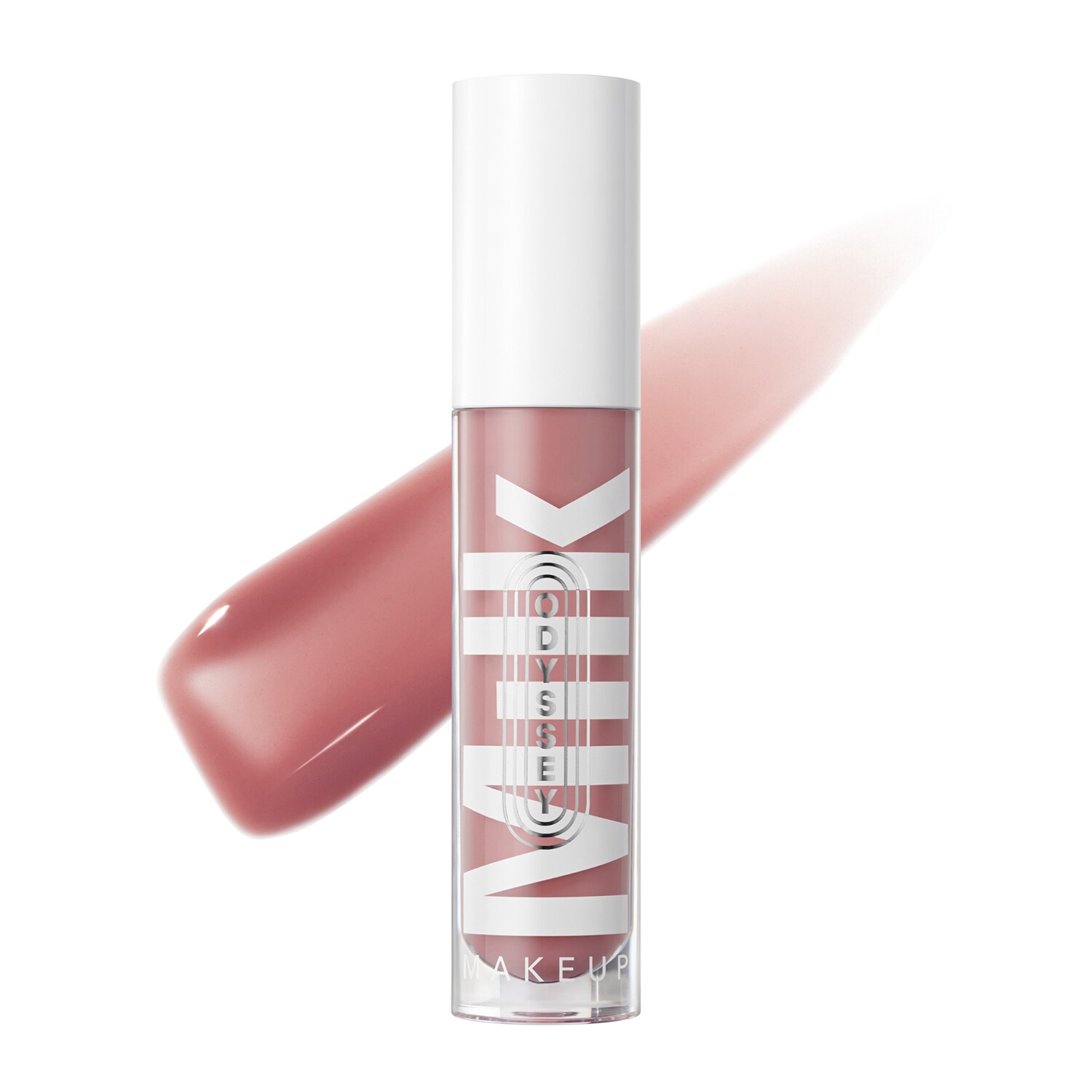 Блеск для губ Odyssey с увлажняющим сухим маслом Odyssey Lip Oil Gloss Milk, Wander (6,5 ml) — фото 2