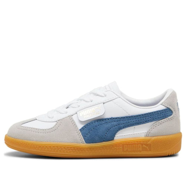 

Кроссовки palermo leather 'white blue horizon gum' Puma, белый