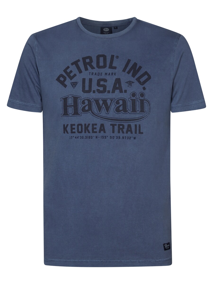 

Классическая футболка Petrol Industries Shirt Soothe, морской синий