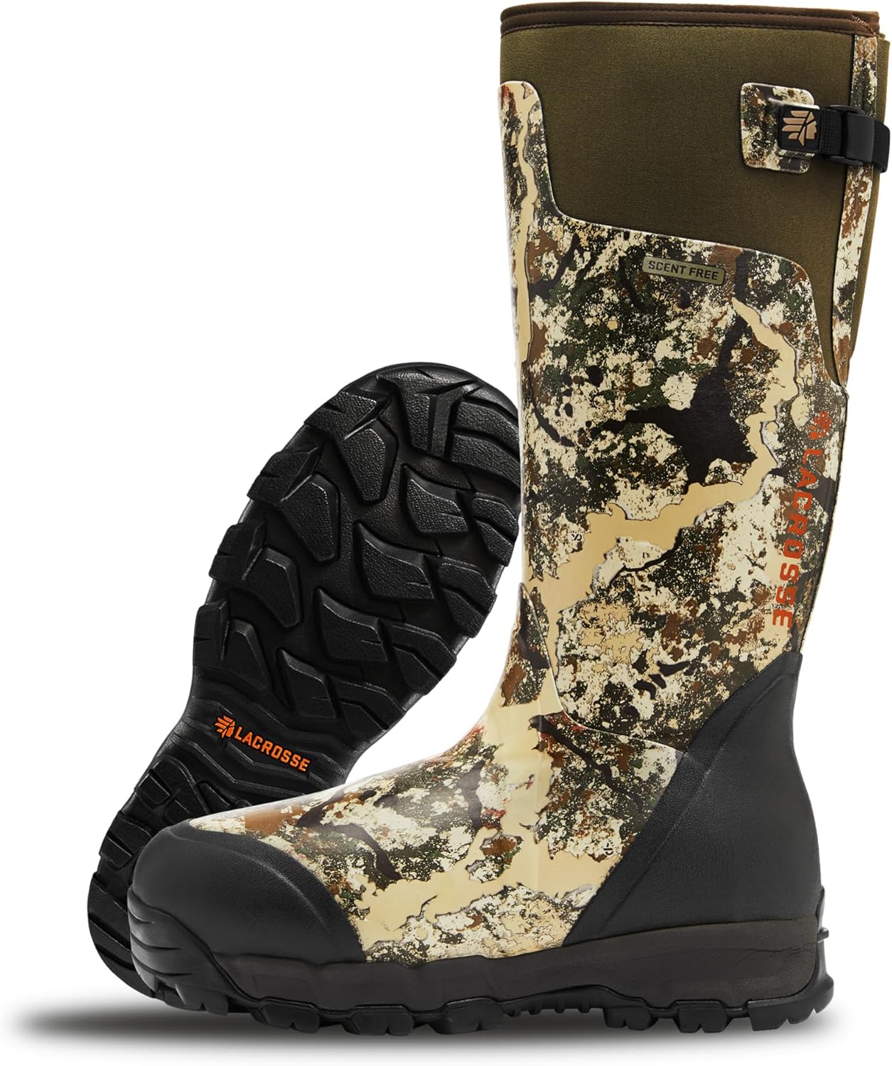 

Мужские утепленные охотничьи ботинки LaCrosse Alphaburly Pro 46 см с водонепроницаемой резиной, утеплителем Thinsulate 1600 г и стелькой из ЭВА, модель First Lite Cipher, First Lite Specter