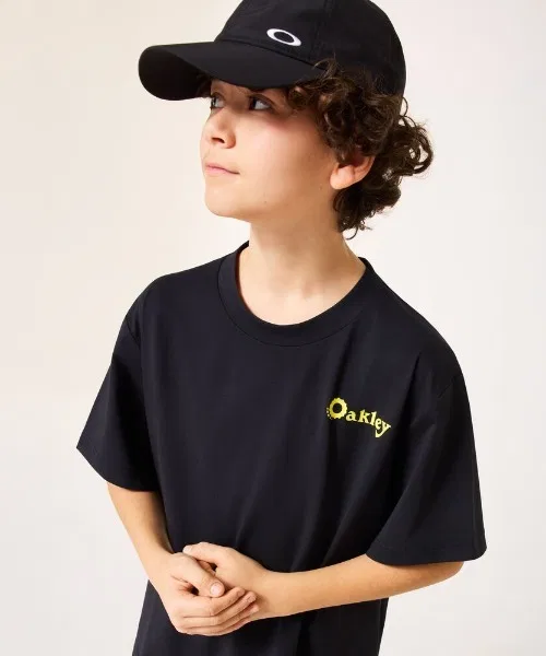 Детская футболка OAKLEY NANOVEIL с принтом чёрная