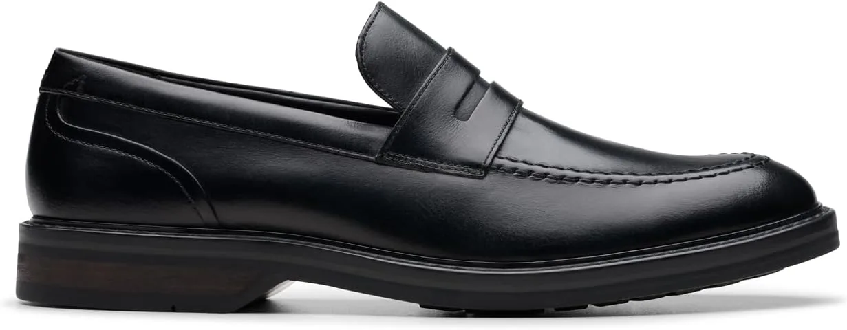 Мужские туфли Clarks Aldwin Step, черный/черный — фото 2