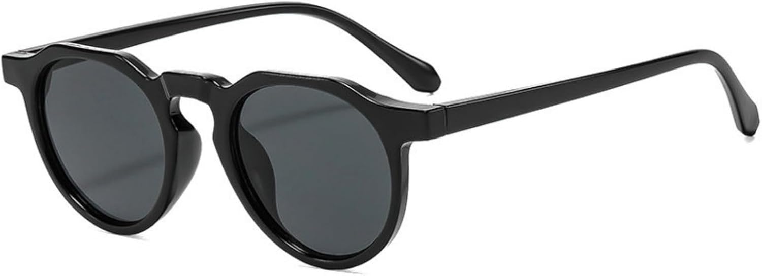 

Мужские солнцезащитные очки в стиле ретро, ​​овальные, панк, модные, конфетные оттенки, защита от УФ-излучения UV400; женские круглые солнцезащитные очки черного цвета helena, C1