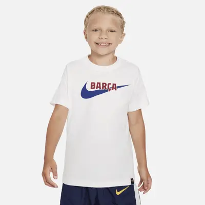 

Футболка Nike FC Barcelona Swoosh T-Shirt, белый