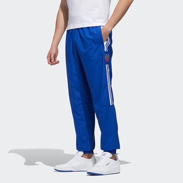 Спортивные штаны adidas originals MIC TP1 Stripe Sports Pants Blue, синий — фото 3