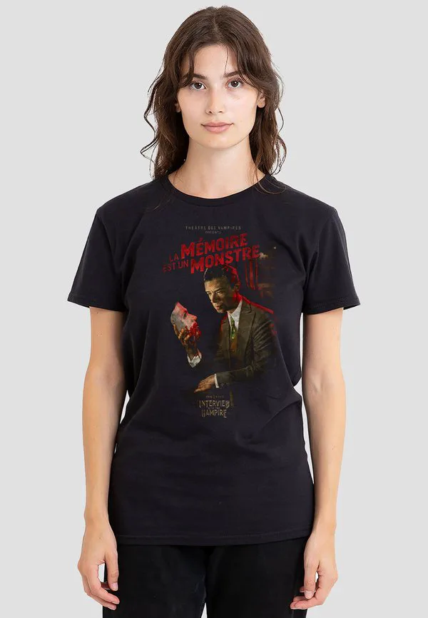 

Футболка с постерным принтом «интервью с вампиром: воспоминания» Cotton Soul, Black, Черный, Футболка с постерным принтом «интервью с вампиром: воспоминания» Cotton Soul, Black