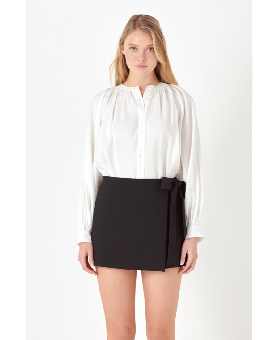 

Женская блузка со сборками English Factory, White