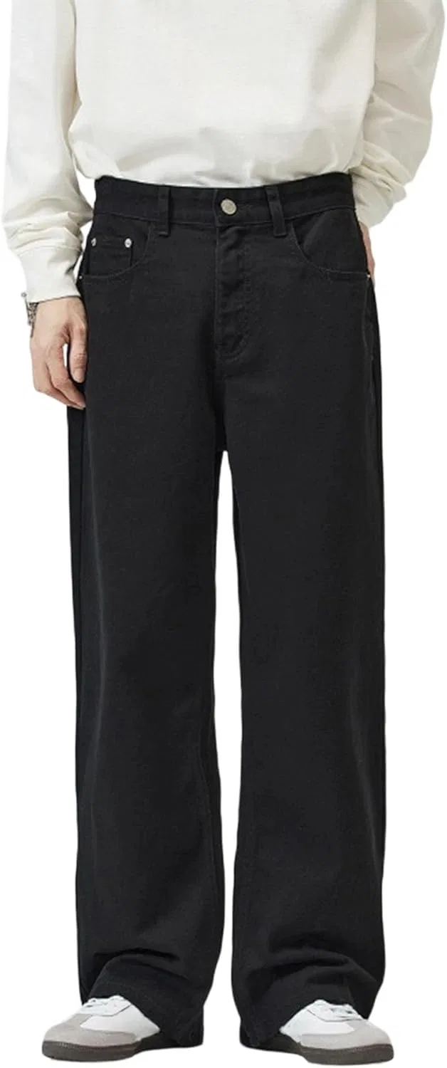 Джинсы свободные Vintage Baggy, Black3