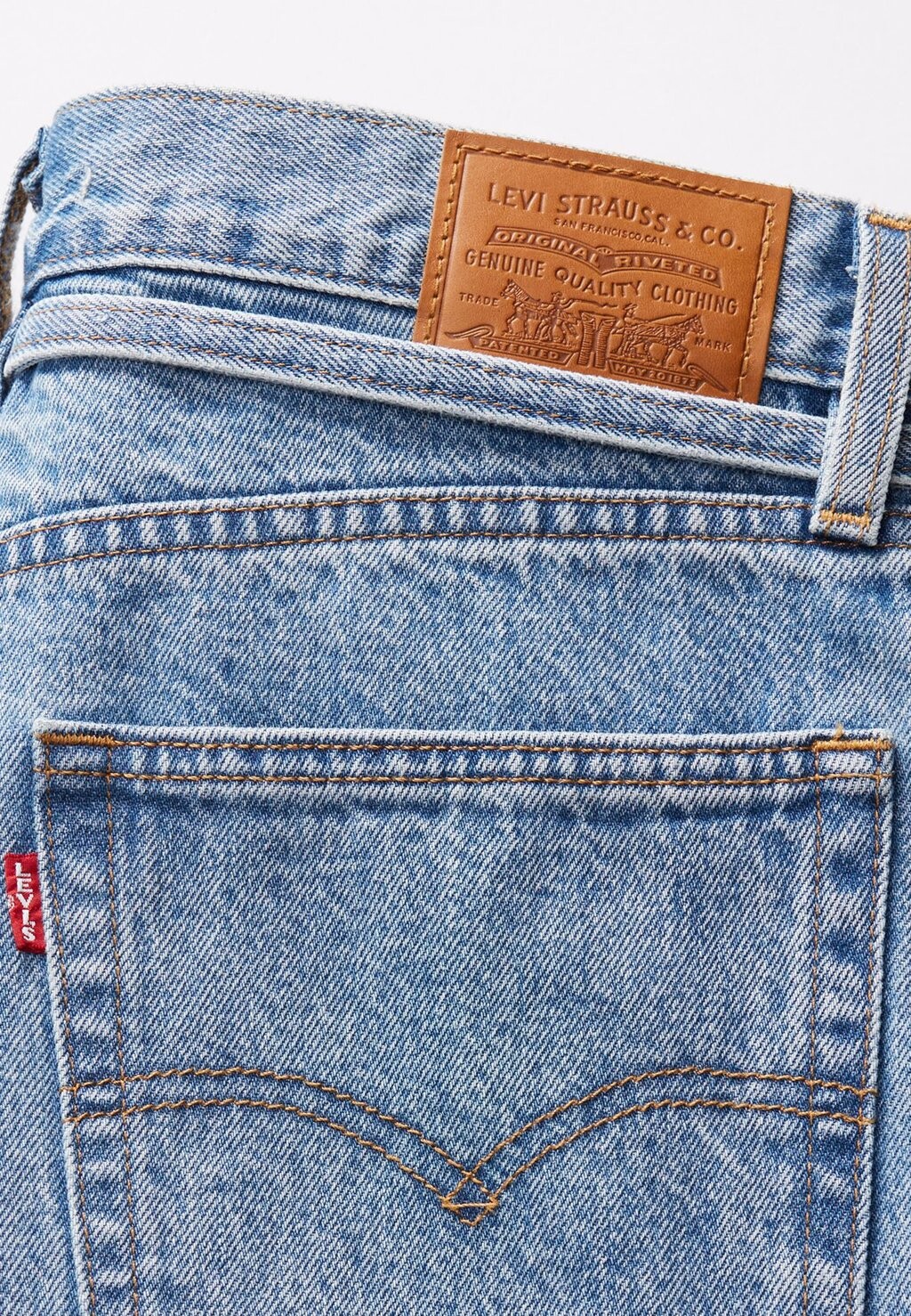 Джинсы свободного кроя XL STRAIGHT Levi's, светло-голубой деним — фото 2