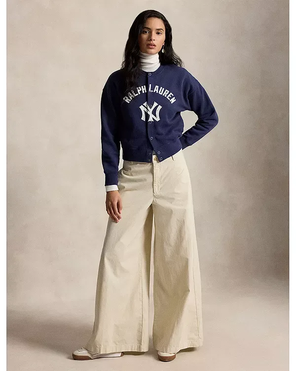 Флисовый кардиган "Янки" Ralph Lauren, Blue — фото 2