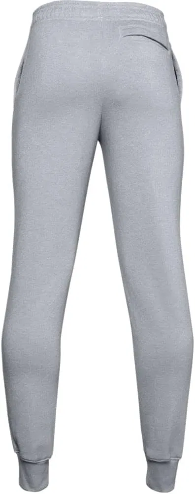 Спортивные брюки для мальчиков Under Armour Rival Fleece, Mod Gray Light Heather (011)/Onyx White — фото 3