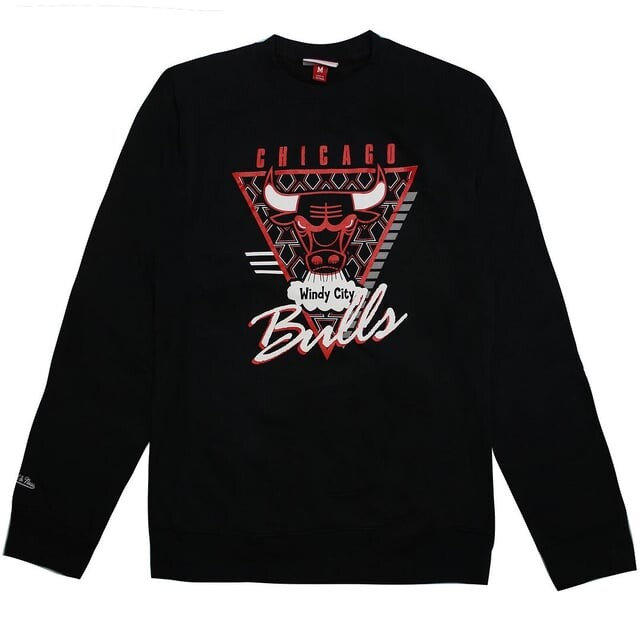 

Мужской свитер Mitchell & ness Chicago Bulls Final Second Mitchell And Ness, черный